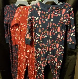 6 - 12 month sleepers set of 3